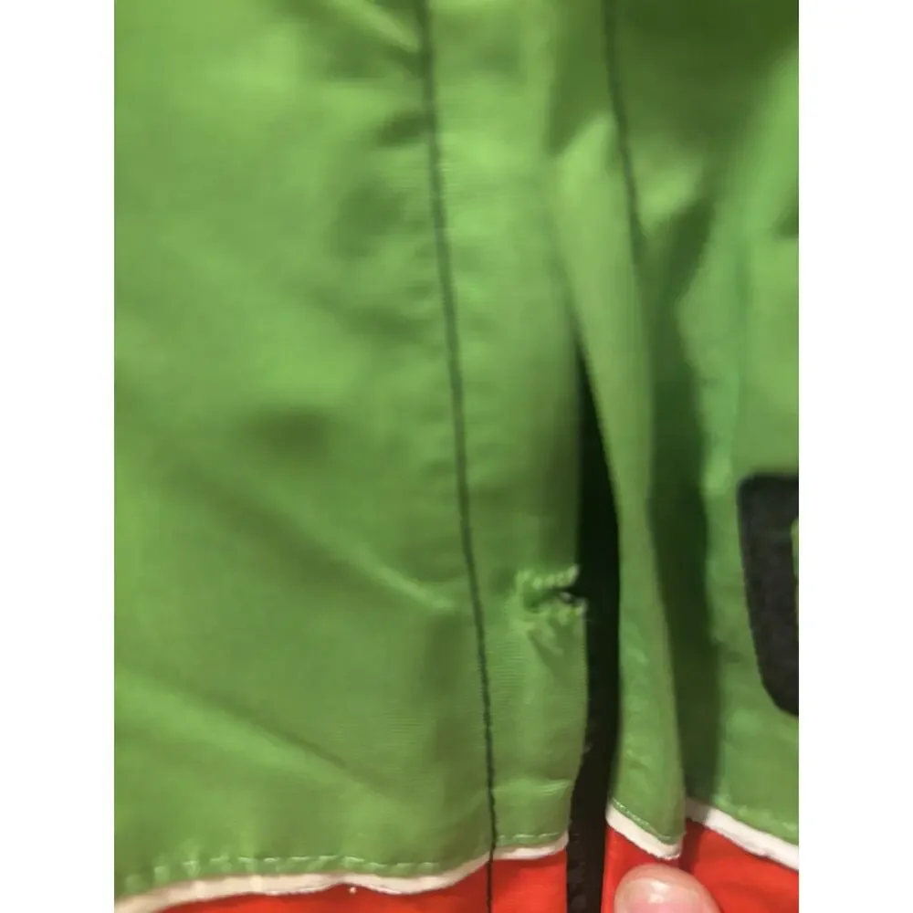 Vintage Arctic‎ Cat Snowmobile Jacket Mens 2XL Racing Neon Green Black